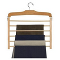Wooden Specialty Multi-Pant Hanger - Natural